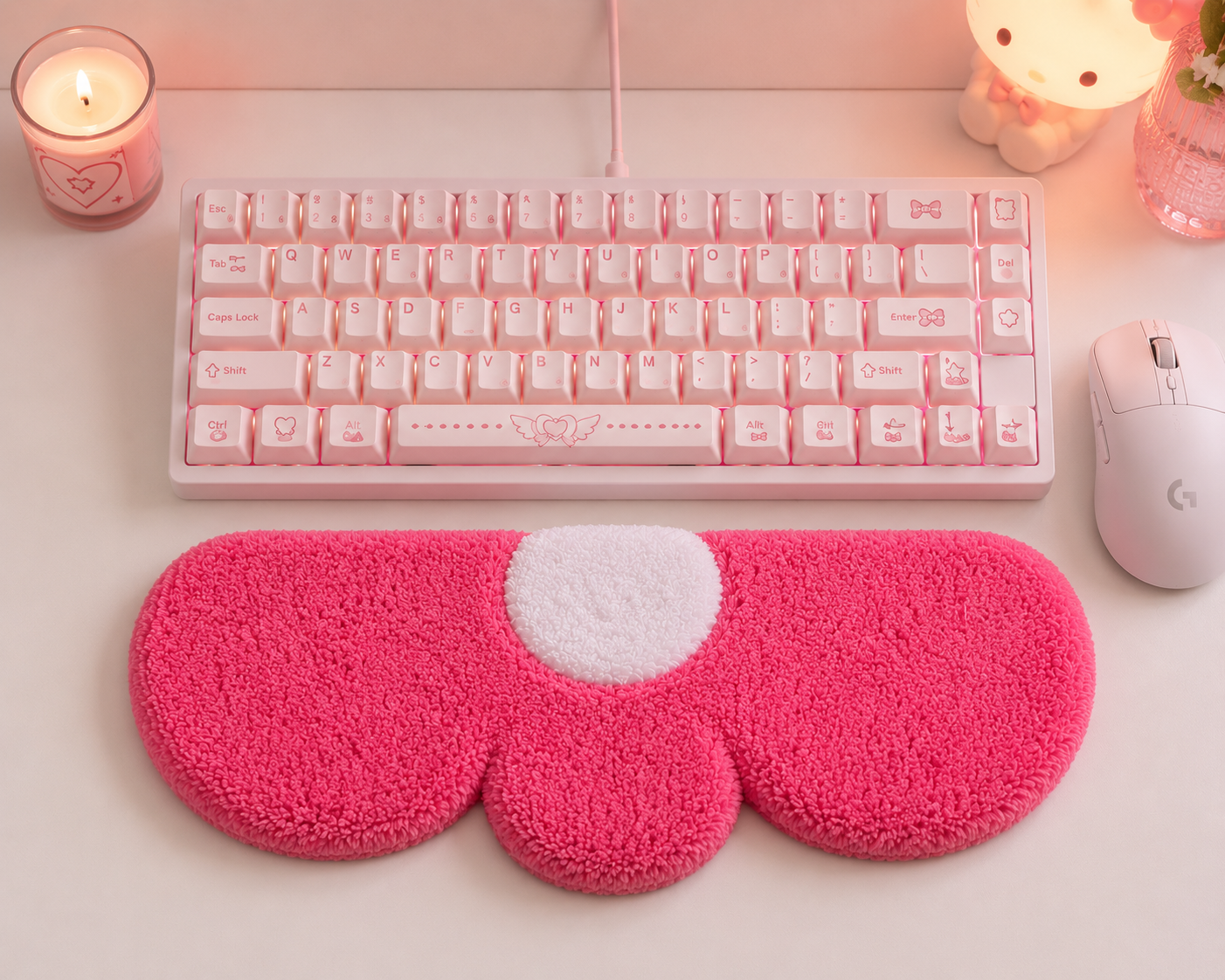 Fleur desktop hand rest