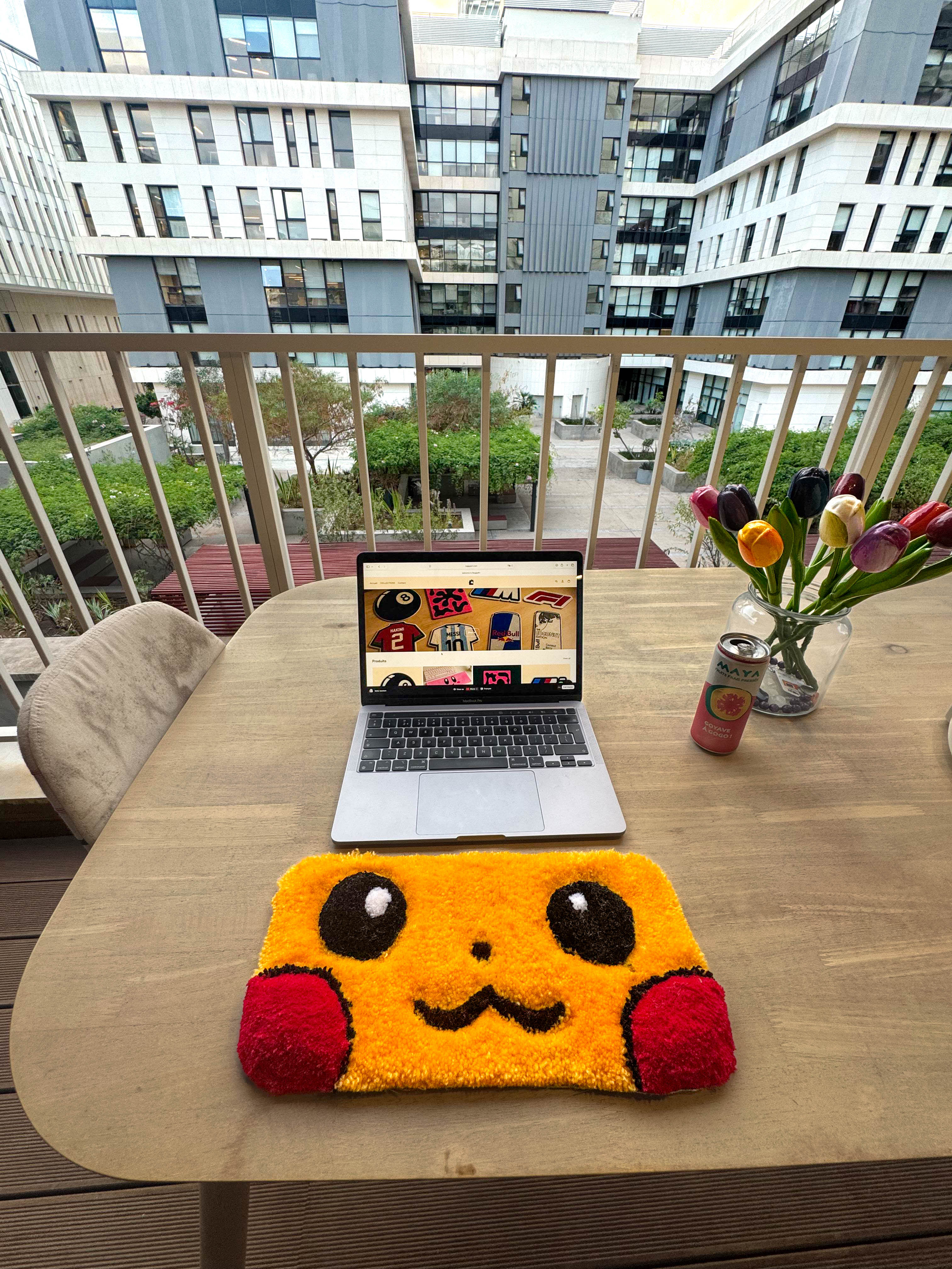 Pikachu desktop hand rest